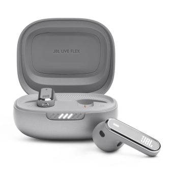 JBL Live Flex silver - słuchawki bluetooth z ANC