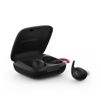 Sennheiser Momentum Sport Polar Black - sportowe słuchawki bezprzewodowe z czujnikami tętna i temperatury