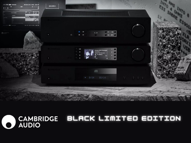 Limitowana edycja urządzeń Cambridge Audio serii CX w kolorze czarnym