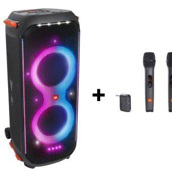 JBL Partybox 710 + JBL Wireless mic - aktywny głośnik imprezowy + zestaw mikrofonów - 2 lata gwarancji - dostawa gratis