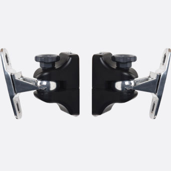 B-TECH BT332 - czarne uchwyty ścienne do głośników - para