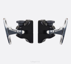 B-TECH BT332 - czarne uchwyty ścienne do głośników - para