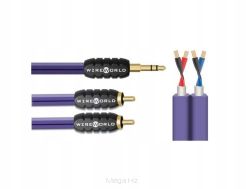 Wireworld Pulse Mini Jack - 2RCA - 1.5m