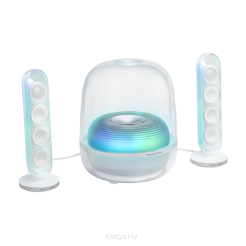 Harman Kardon Soundsticks 5 białe Wi-Fi - aktywne głośniki 2.1 z Wi-Fi, bluetooth i HDMI - 20 rat 0% - dostawa gratis