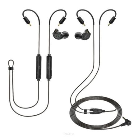 Mee Audio M6 Pro Gen2 Combo Pack BTC-2 blk - słuchawki przewodowe z adapterem bluetooth