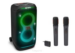 JBL Partybox Stage 320 + zestaw mikrofonów bezprzewodowych - dostawa gratis - oferta promocyjna - bez rat 0%