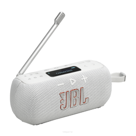 JBL Tuner 3 biały - przenośny głośnik bluetooth z radiem DAB/DAB+/FM