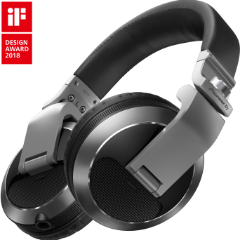 Pioneer DJ HDJ-X7-S czarno-srebrne - słuchawki DJ - dostawa gratis !!!