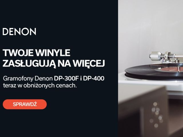 Twoje winyle zasługują na więcej - Gramofony Denon taniej !!!